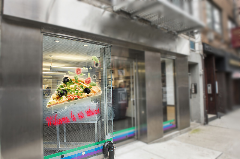 櫥窗屏系列-透明屏櫥窗安裝解決方案！