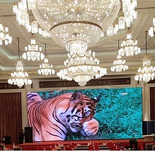 上海萬豪酒店3.9高配租賃屏完美顯示！