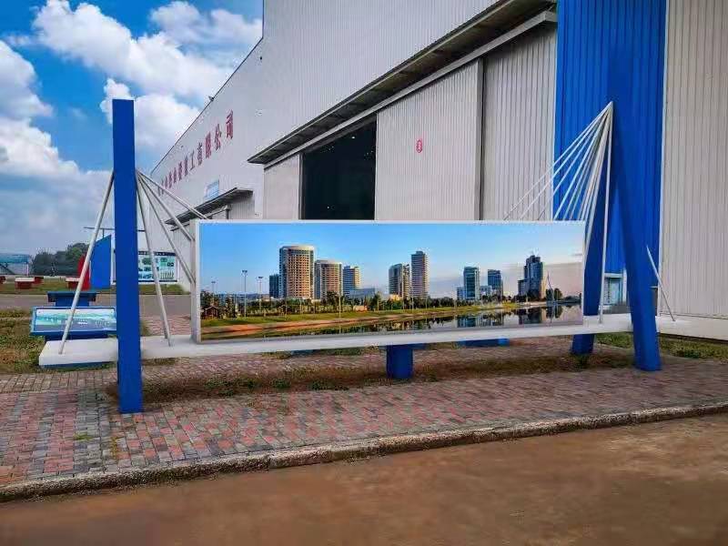 滬蘇通大橋制造商：中鐵山橋重工戶外P3全彩屏完美收工！